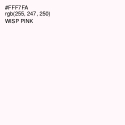 #FFF7FA - Wisp Pink Color Image